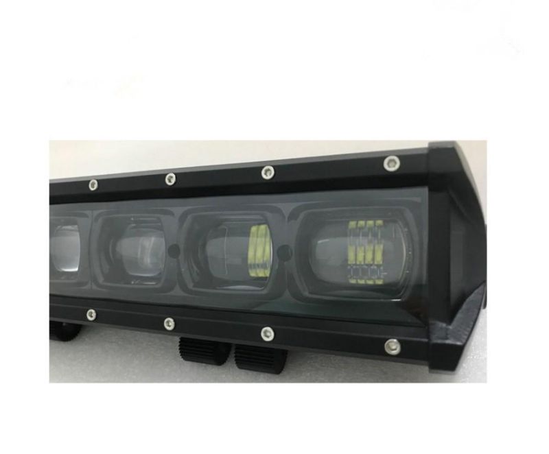 Luz De LED Big Lens Single Row 60W 90W 180W LED Light Bar