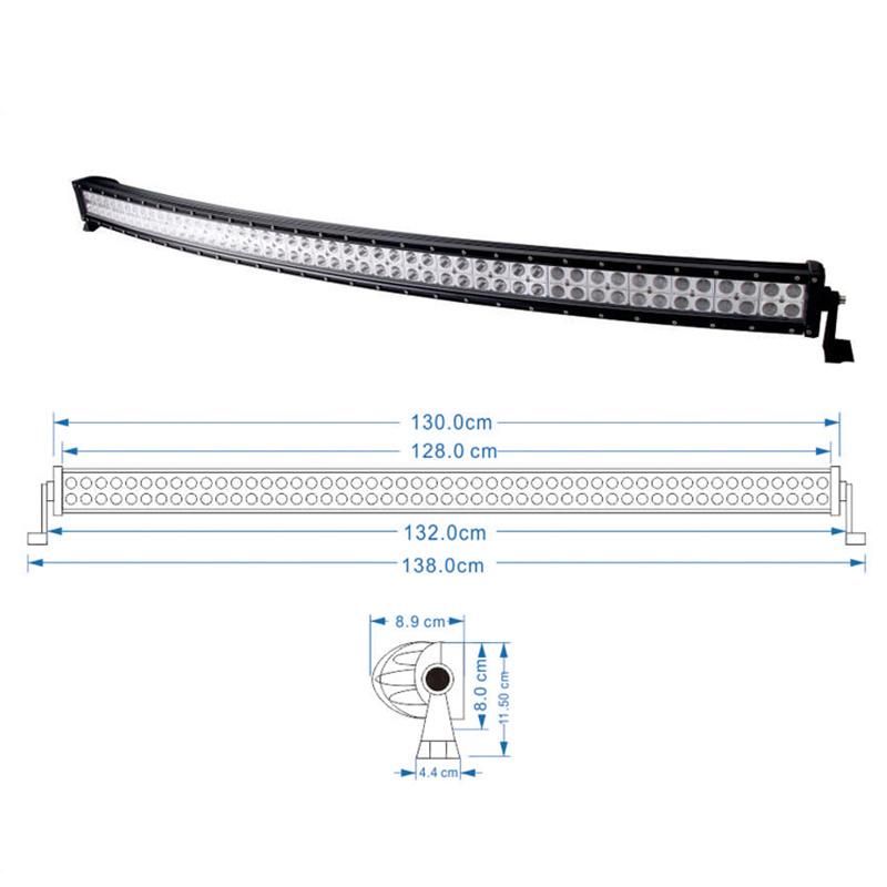 CREE 300W Curved LED Light Bar Lighting