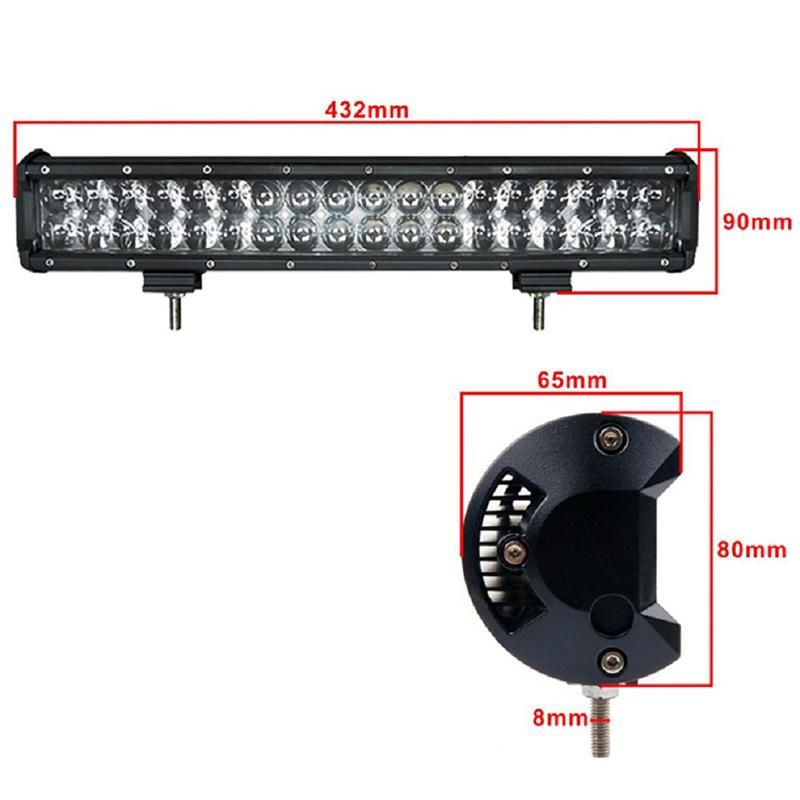 108W 4D LED Truck CREE Car Offroad Working Light Bar