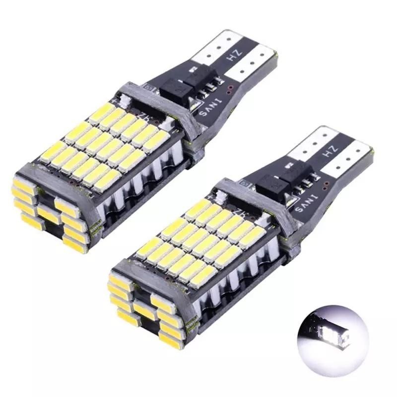 12V T15 W16W LED 921 912 Super Bright 45 SMD 4014 LED Canbus No Error Car Backup Stop Reserve Light Brake Lamp White