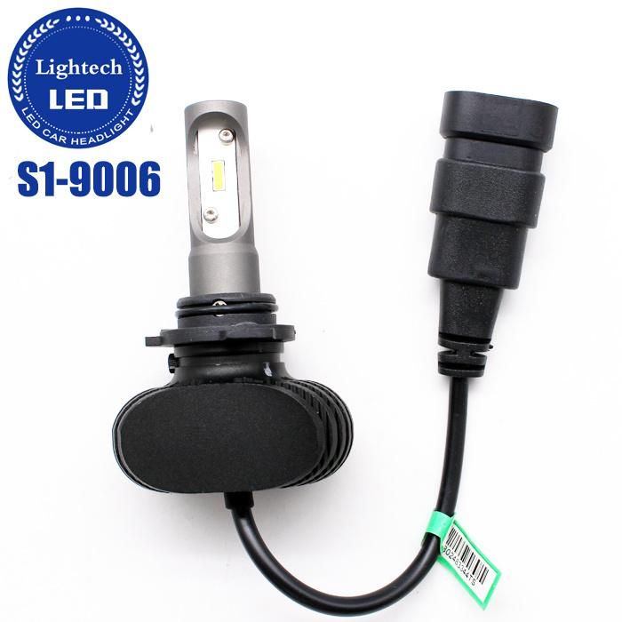 Super Bright Fanless LED Faro 4000lm 50W S1 Hb4 9006 Headlights