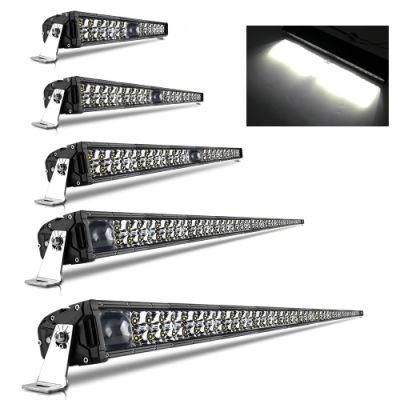 Truck ATV UTV 4X4 Bright 6000K IP68 2km Range 52 Inch Spot Beam Laser Dual Row LED Light Bar Car