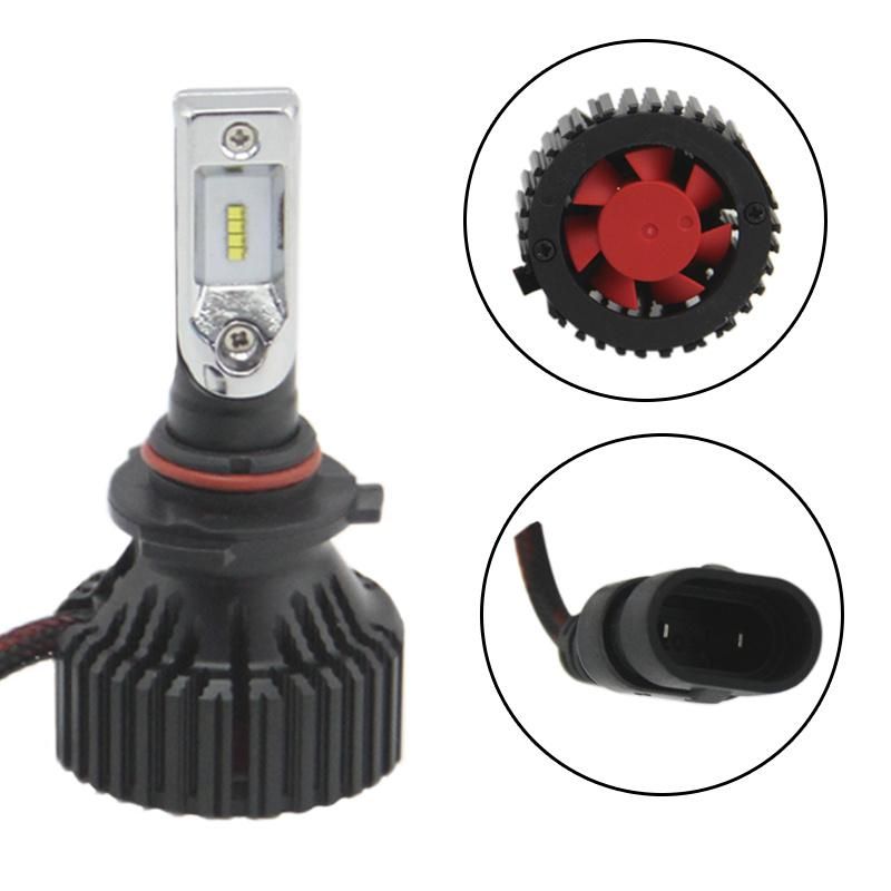 High Quality Zes Chips 6000lm 6500K T8 LED Headlight