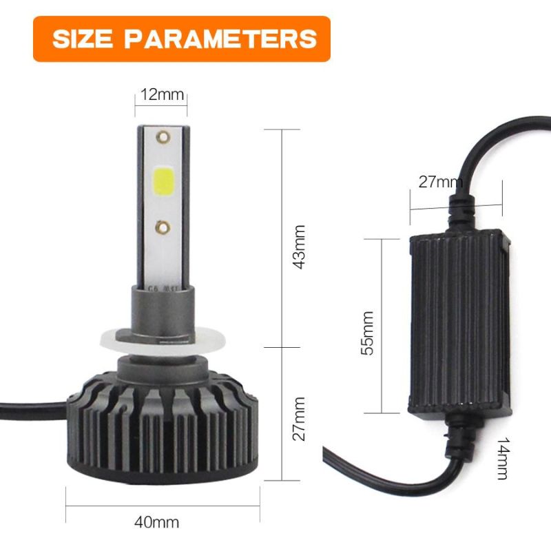 Hot Sale 2sides COB 4800lm N2s LED Headlight