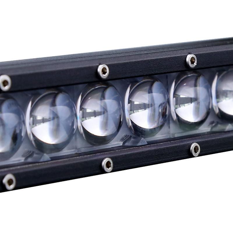 100W 4D Lens Waterproof LED 4X4 Strip Bar Light Lighting