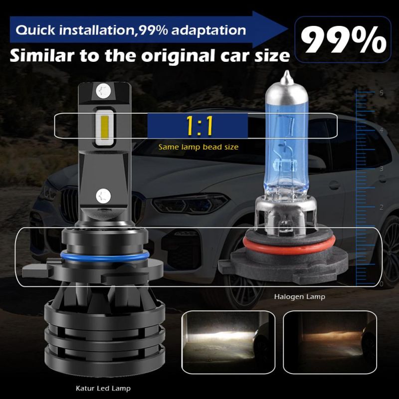 M2 LED Headlight H7 H11 Auto LED Light CREE Chips H4 LED Light Bulb