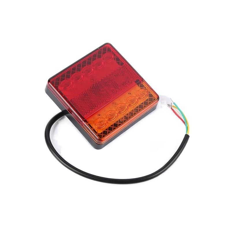 10LED Square Trailer Tail Lights