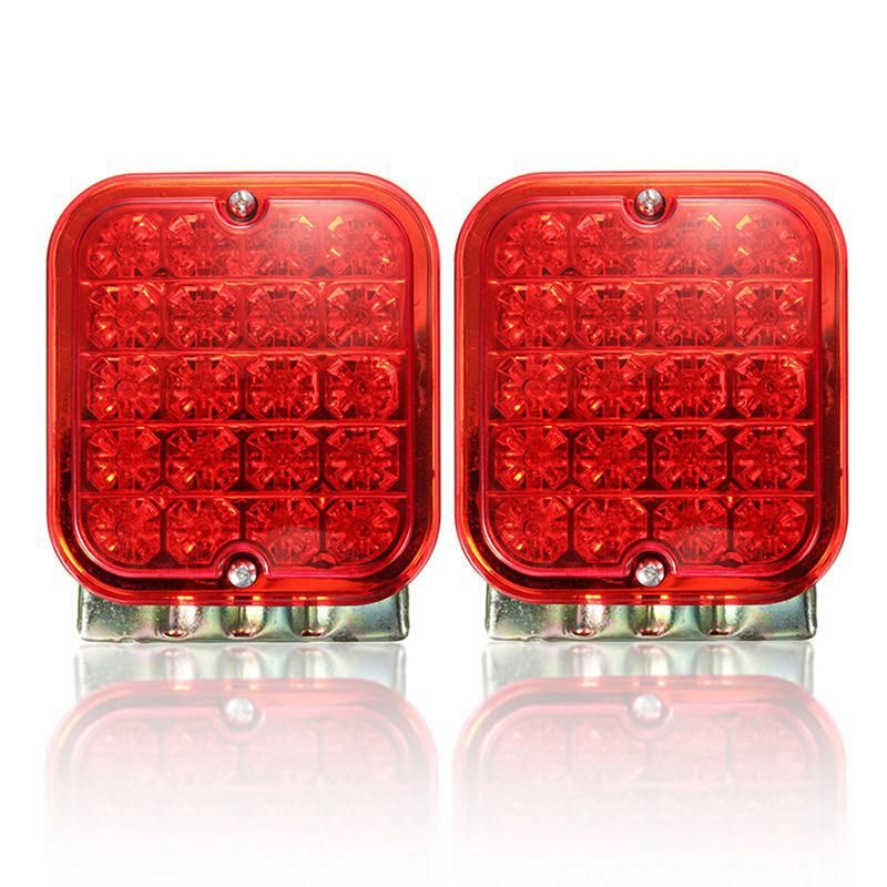 20LED 4.5 Inch Red Square Fog Light