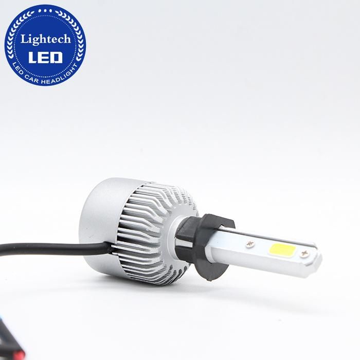 Cheap 8000lm 6000K 6500K 72W S2 H1 COB Auto Parts Car LED Light Headlight