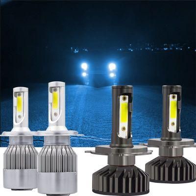 Manufacturer Wholesale Ce E-MARK RoHS F2 Car LED Headlight Beam Lamp Aluminum Conversion Kit 8000lm 6000K Hi/Lo H1 Mini H1 LED Headlight Bulb