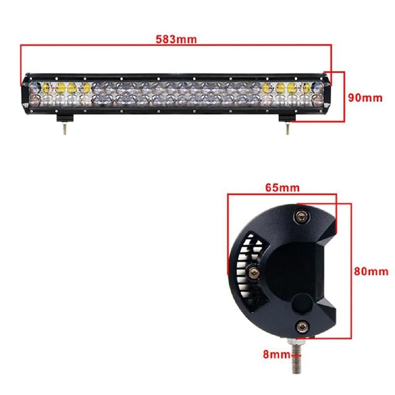 Aluminum Auto Parts 144W LED Auto Truck Offroad Light Bar