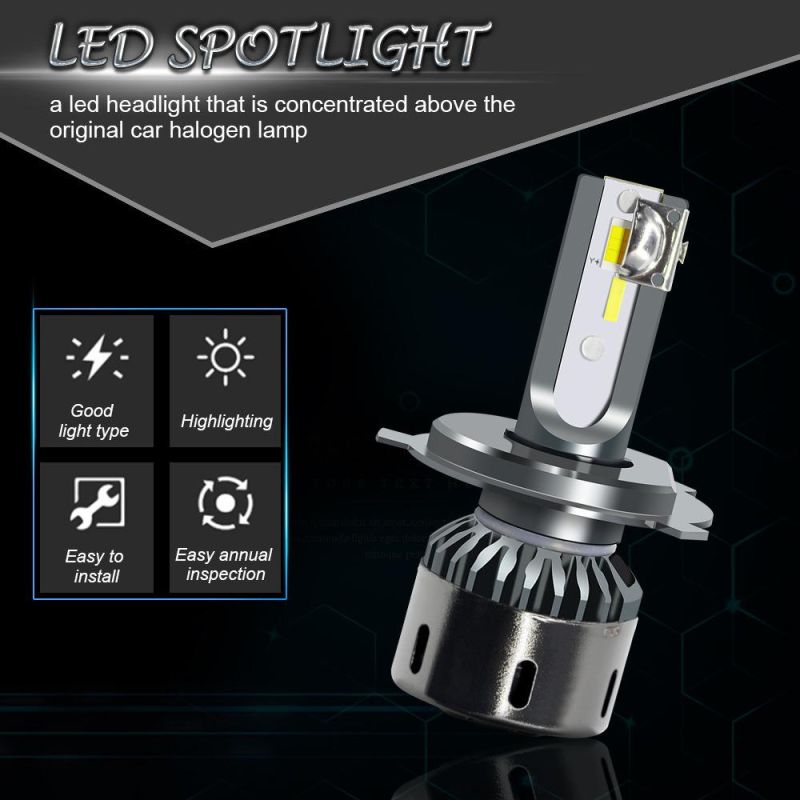 Wholesale Auto LED 3000K 4300K 6000K Headight H1 H3 H7 H11 H13 9005 9006 LED Car Light