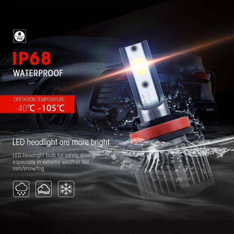 Car Headlight Bulbs LED IP68 Waterproof 48W LED Headlights Bulb