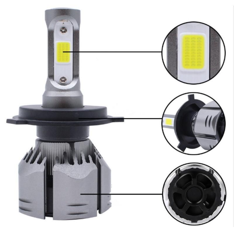 High Power Car Headlight H4 LED H7 Auto Lamp H1 H3 H8 H11 9005 9006 COB Auto Headlamp LED Headlight