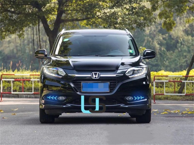 for Honda Vezel Hrv Hr-V 2015-2016-2017-2018 Front Bumper Fog Lamp Brake Reverse Turn Signal LED Daytime Running Light Kit