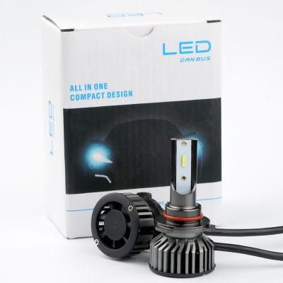 Minif2 ED Headlight 60W LED Light Bulb 6000K Motorcycle Canbus 8500lumen Bulb Auto Car LED Headlight