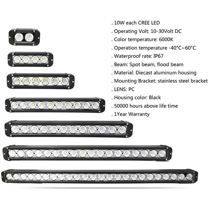 Hight Brightness 260W Lightbar LED in Automobiles for Jeep