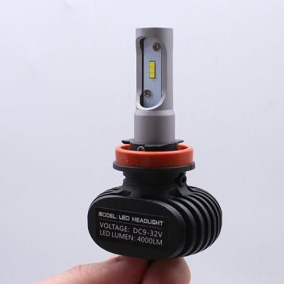 Auto Spare Parts S1 LED Headlight 50W H1 H3 H7 H4 H11 9005 9006 Csp Chip Car LED Headlamp