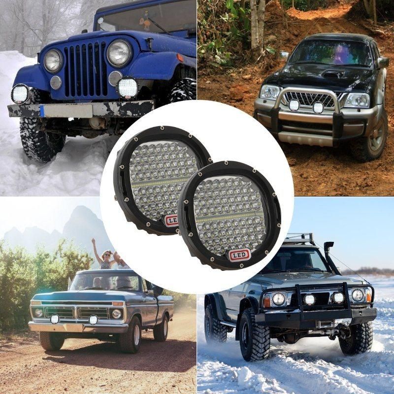 9-30V 300W Black Round Offroad Lights Fog Light Driving Light LED Work Light off-Road Truck LED Headlamp