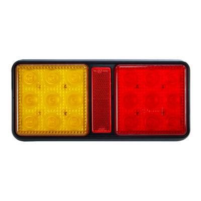 Rectangular LED Tail Lights for Trucks with Reverse / Stop / Turn Signals Function