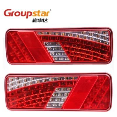 12V 24V Indicator Stop Reverse LED Combination Tail Lights Trailer Truck Car Tail Light