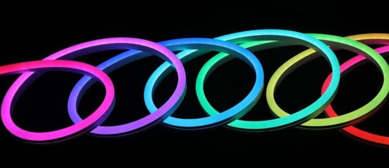 High Quality SMD2835-120LEDs/M Furniture Cuttable Rope Colorful Silicon LED Neon Flex Strip Light