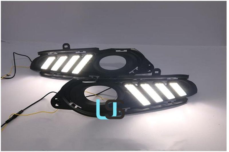 for Honda Hrv Hr-V Vezel 14 15 16 17 18 LED DRL Brake Reverse Front Bumper Fog Lamp Car 12V Auto Turn Signal Daytime Running Light