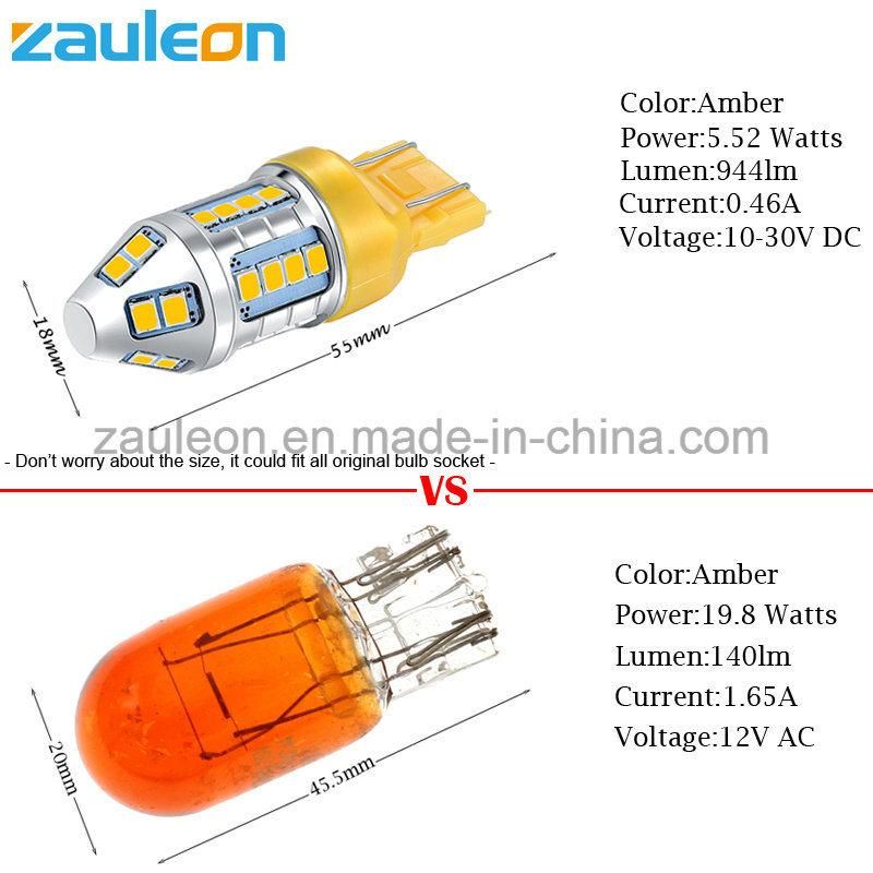 High Brightness T20 7440 7443 Amber LED Turn Light