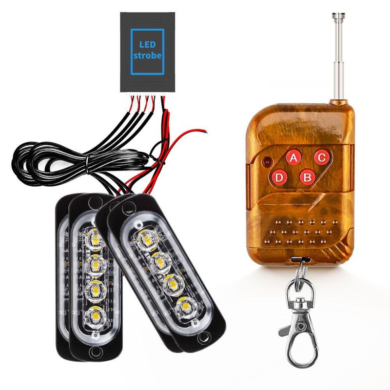 Dxz 4 in 1 Strobelight Hazard Warning Light Flashing Warning Light for Car Truck