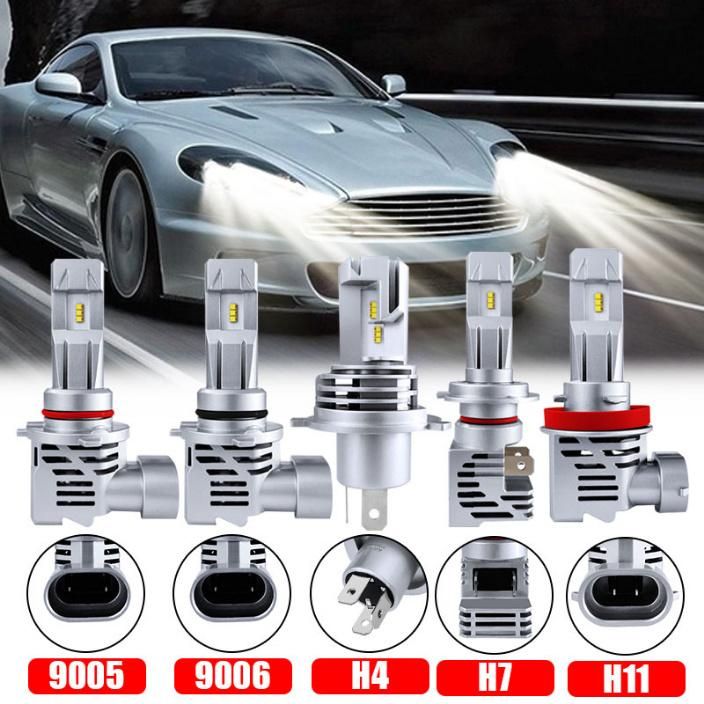 M3 Car LED Headlight 55W 6000K H4 LED Motorcycle Light