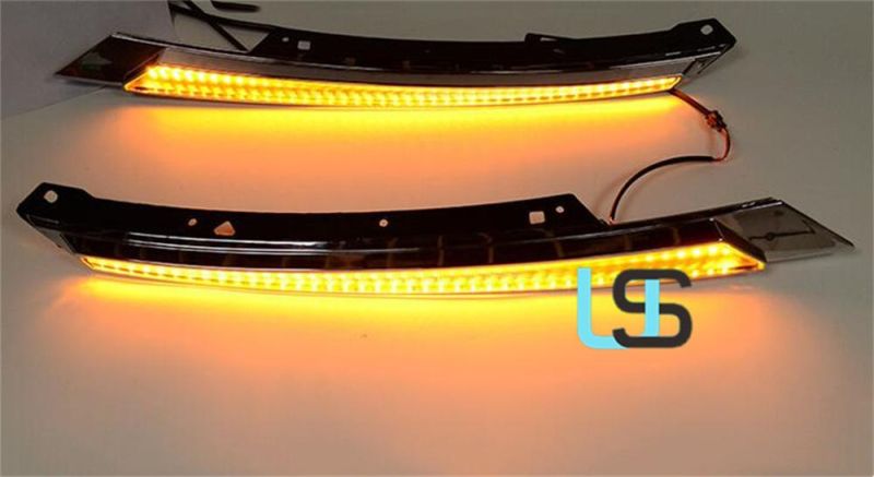 for Honda Civic 16-17-18 Fog Driving Lights Headlight Eyebrow Front Bumper OEM DRL Auto Brake Reverse Turn Signal Daytime Running Lamp