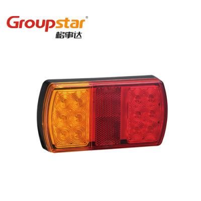 E4 12V Submersible Marine Boat Rear Indicator Stop Tail No Plate Reflector Truck Trailer Tail Lights LED Auto Parts