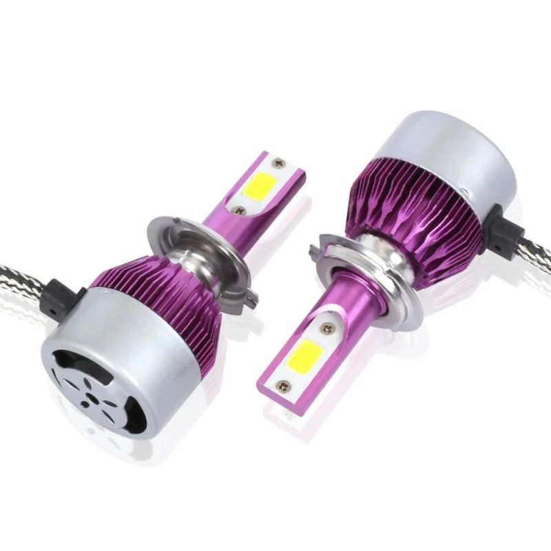 2020 New Product Purple Colour Outside Shell Auto Lamp H1 H3 H7 H11 9005 9006 Auto LED Car Headlight