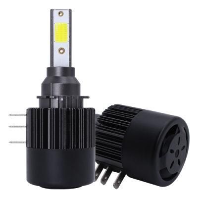 Auto Parts 60W 6000lm 6000K Car H1 H3 H4 H7 H11 H13 LED Headlight Bulb H15 LED