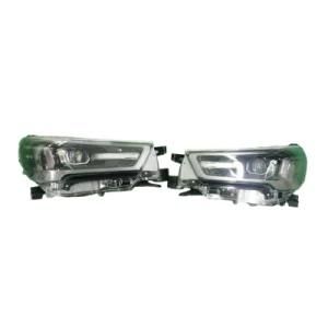 LED Daytime Running Car Head Lights Sunlight Driving Car Headlamp Head Light for Toyota Revo Change to Rocco 2021