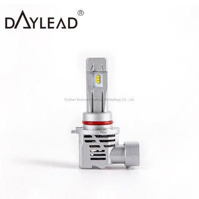 Car Light Bulbs M3 Mini Zes Chips 6000K H4 H7 H11 Play and Plug LED Auto Light