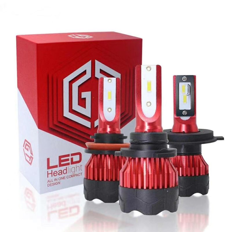 High Power Super Bright Wholesale K5 Car LED Headlighting LED Light Bulb H1 H3 H11 9005 9006 880/881 H7 9012 5202 LED Headlight