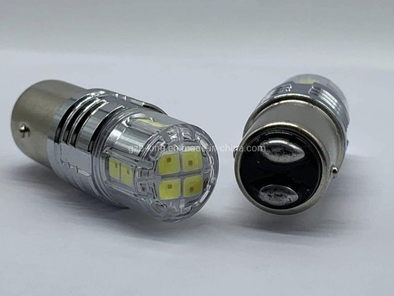 1157 Bay15D Switchback Dual Color White&Amber LED Turn Signal Light