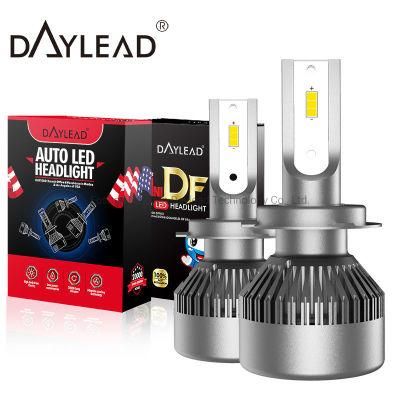 High Power High Low Beam Inside Driver 12V 360 Degree Csp Car LED Headlamp