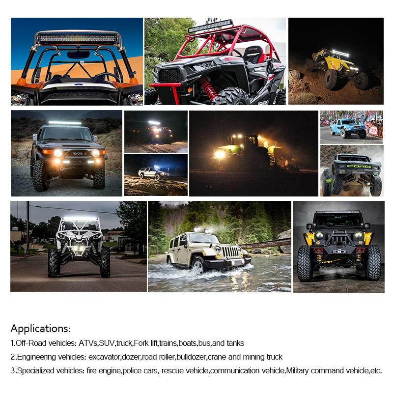 Multi-Functional 144W LED Vehicle Flashing Strobe Lightbar