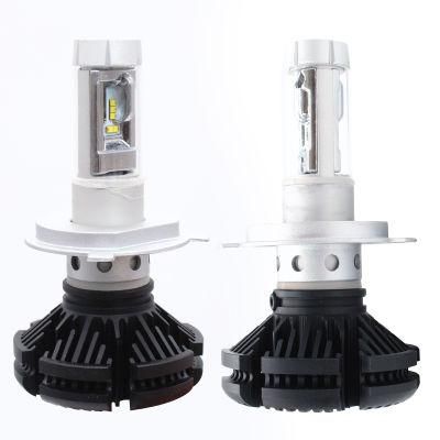 Fanless X3 H1 H3 H4 Hb3 Hb4 9007 H13 Super Bright 72W 8000lm LED Headlight