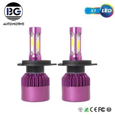 Light Bulb X7 4 Sides High Quality LED Bulbs H4 H13 H11 for Cars