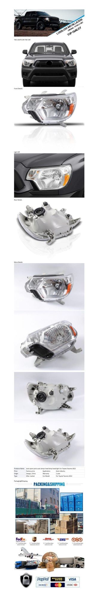 81150-02b60 81110-02b60 High Quality Headlight Head Lamp Head Light for Toyota Tacoma 2012