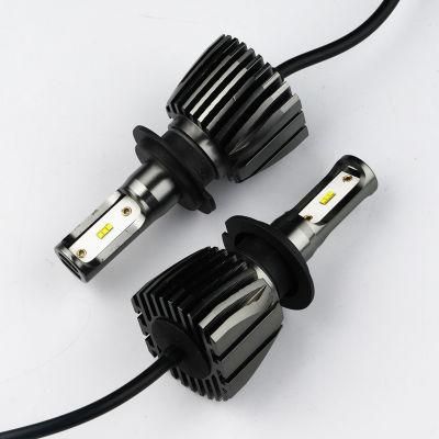 V23 Durable Quality and Waterproof Auto Car LED Headlight Bulb with Fan Design H4 LED Headlight Bulbs