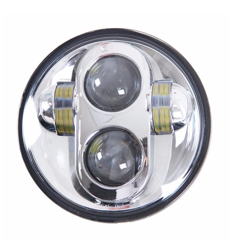 5.75 Inch LED Round Motorcycle Headlight for Harley Wide Glide High Low Beam LED 5 3/4" Headlamp