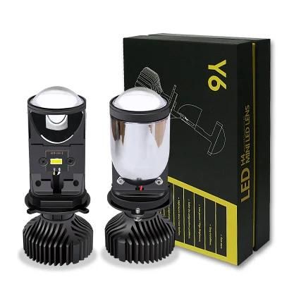 Manufacture Y6d Canbus 90W/Pair Lamp H4 LED Mini Projector Lens Automobles Bulb 20000lm Conversion Kit Hi/Lo Beam Headlight 12V24V Auto Lights