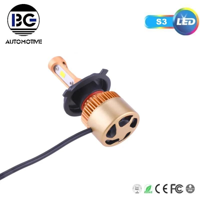 Auto Lamps S3 COB Car 9005 9006 H1 LED Light H4 H7 H11 60W 8000lm LED Headlight Bulbs for Car