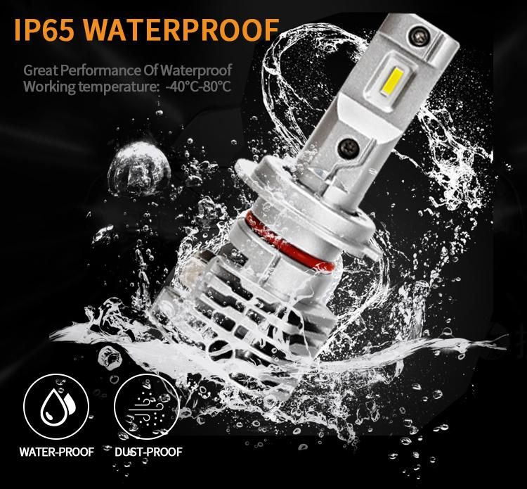 High Quality High Power Auto Lighting System Waterproof IP65 Car LED Headlights 9012 55W