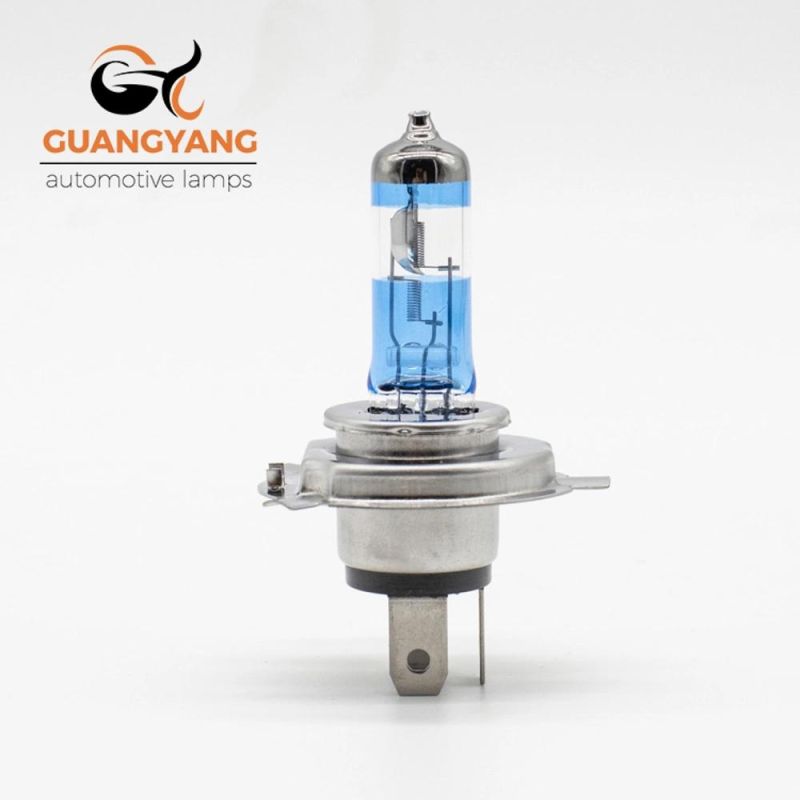 Car Headlight H4 12V 100/90W Halogen Bulb Double Blue Platinum Coating