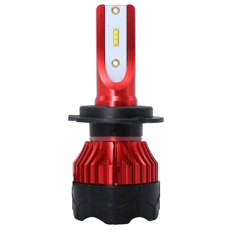 2PCS H4 LED H7 Auto Headlight 9005 9006 H3 H13 H8 880 H27 9004 9007 H11 881 LED H1 K5 55W 6000lm 6000K Automobile Bulb